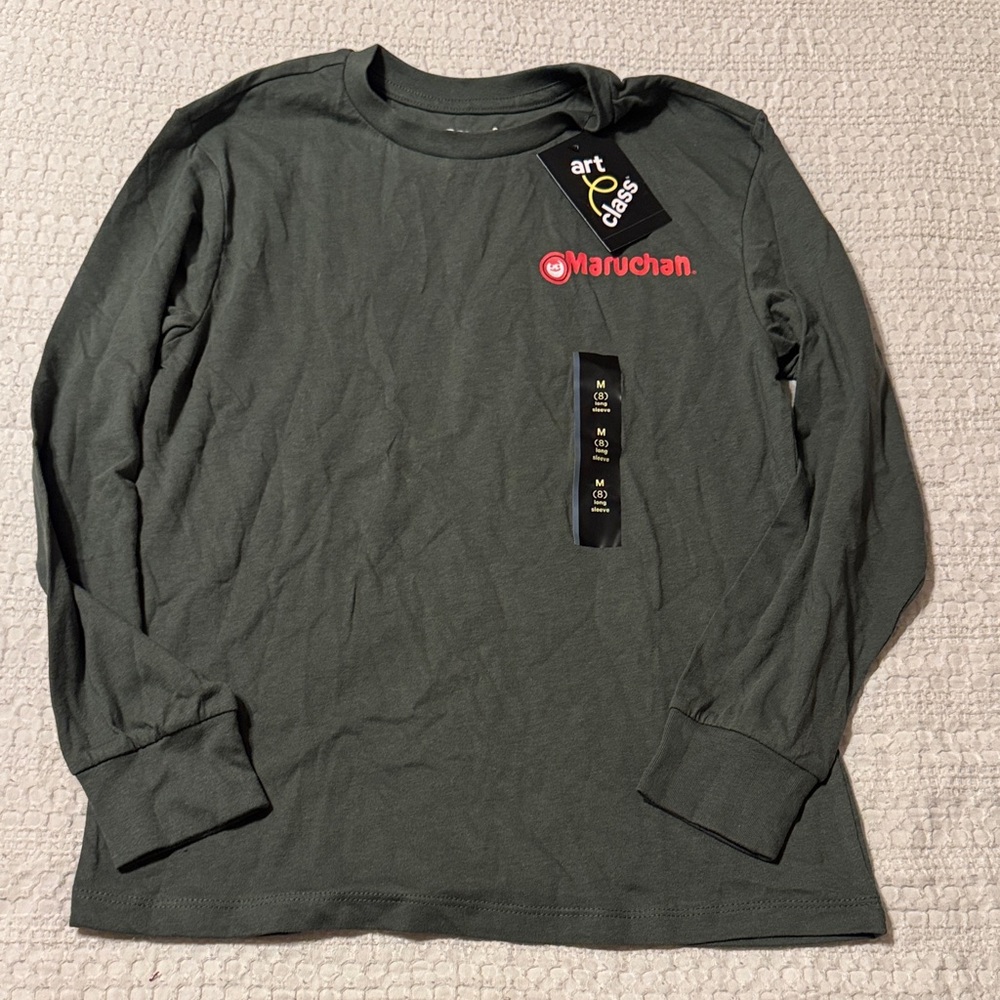Art Class Dark Green Long Sleeve with Maruchan Logo